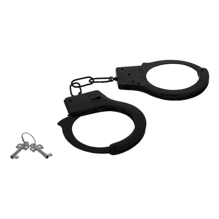 Manette in Metallo Intense Fetish Nere per Roleplay e Giochi di Coppia