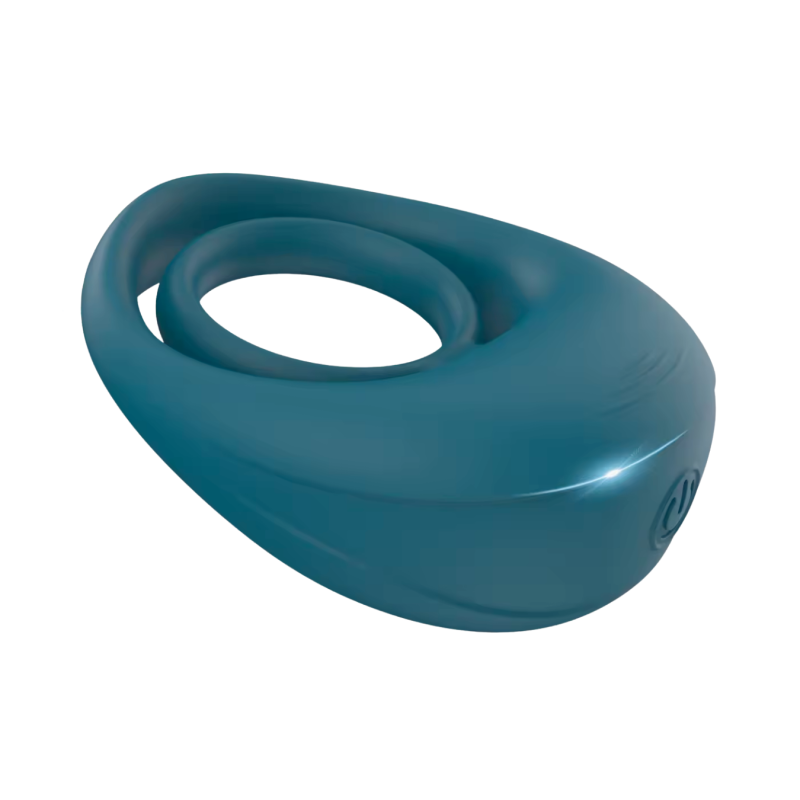 Anello Fallico Vibrante per Pene Stimolatore Clitoride Ritardante in Silicone USB