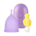 Coppetta Mestruale con Sterilizzatore Portatile in Silicone Medico Riutilizzabile
