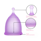 Coppetta Mestruale con Sterilizzatore Portatile in Silicone Medico Riutilizzabile