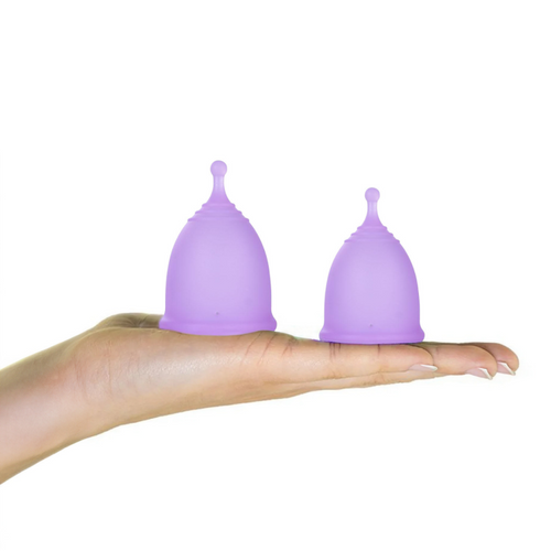 Coppetta Mestruale con Sterilizzatore Portatile in Silicone Medico Riutilizzabile
