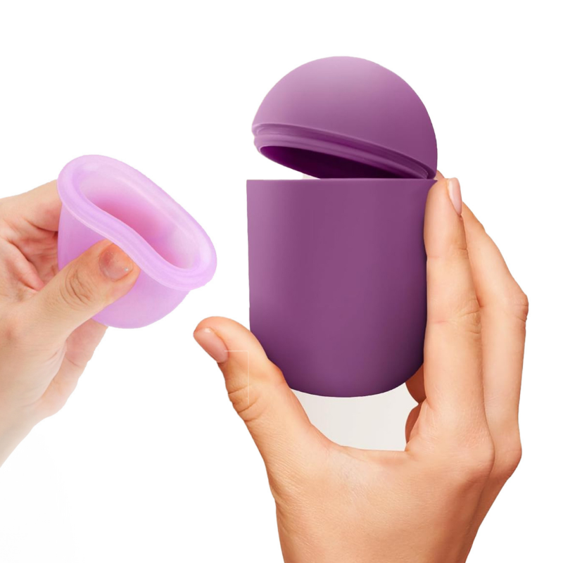 Coppetta Mestruale con Sterilizzatore Portatile in Silicone Medico Riutilizzabile