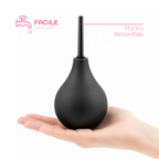 Doccia Anale in Silicone con Punta Rimovibile Clistere Peretta per Pulizia Ano