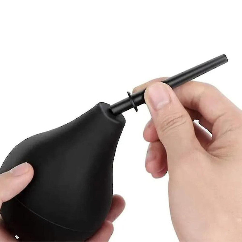 Doccia Anale in Silicone con Punta Rimovibile Clistere Peretta per Pulizia Ano