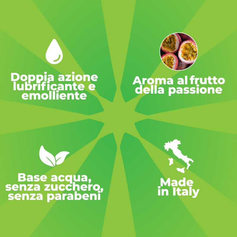 Gel Massaggio Exotic Escape 200 ml Lubrificante a Base d’Acqua Aroma Frutti Tropicali