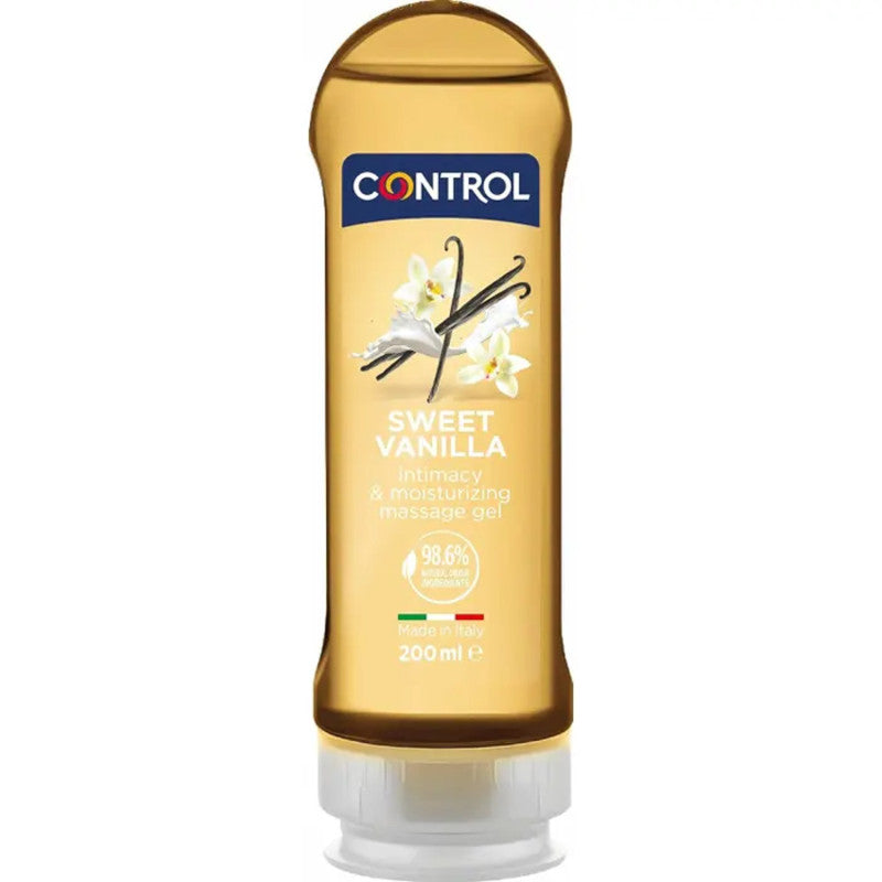 Gel Massaggio Sweet Vanilla 200 ml Lubrificante a Base d’Acqua Aroma Vaniglia