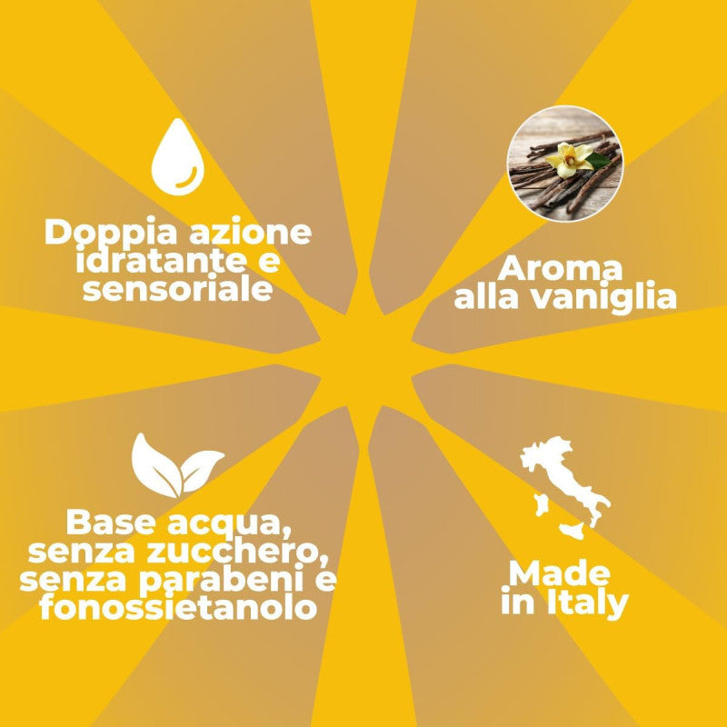 Gel Massaggio Sweet Vanilla 200 ml Lubrificante a Base d’Acqua Aroma Vaniglia