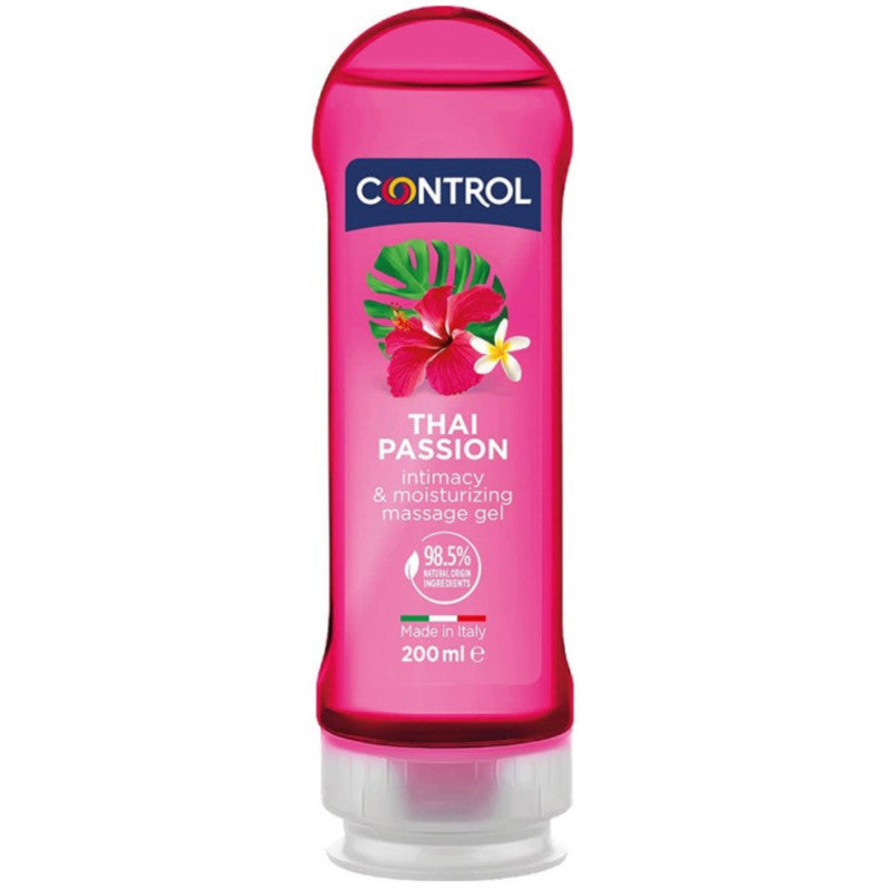 Gel Massaggio Thai Passion 200 ml Lubrificante Intimo Naturale a Base d’Acqua