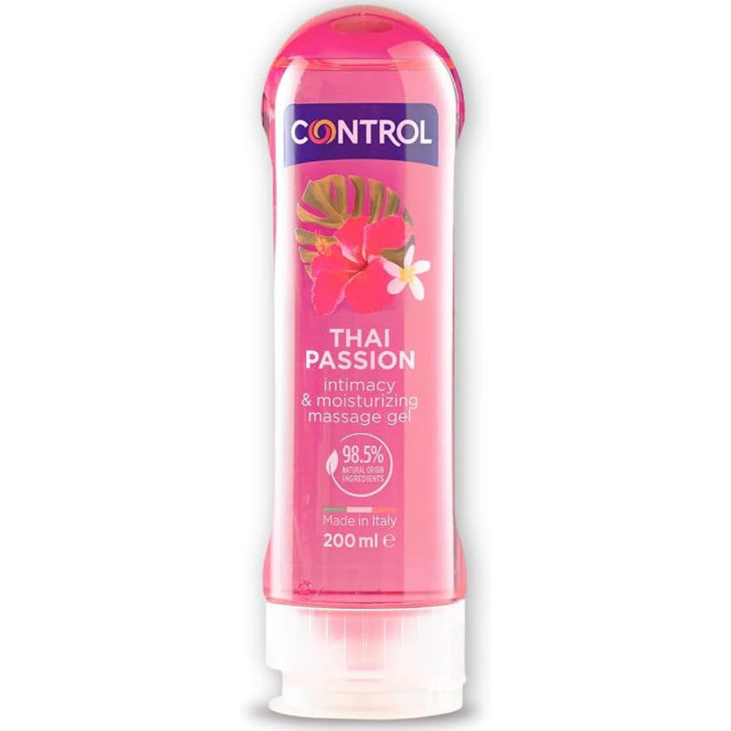 Gel Massaggio Thai Passion 200 ml Lubrificante Intimo Naturale a Base d’Acqua