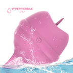 Lecca Clitoride Anello Vibratore con Lingua Stimolatore in Silicone Licking USB