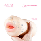 Masturbatore Maschile Realistico Effetto Sesso Orale Bocca e Lingua Sex Toy Uomo