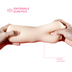 Masturbatore Maschile Realistico Effetto Sesso Orale Bocca e Lingua Sex Toy Uomo