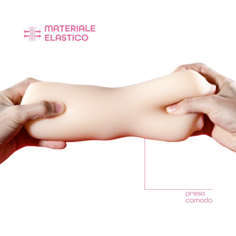Masturbatore Maschile Realistico Effetto Sesso Orale Bocca e Lingua Sex Toy Uomo