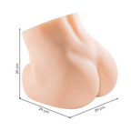 Masturbatore Realistico in Silicone Sensazione Reale Bambola Doppia Penetrazione