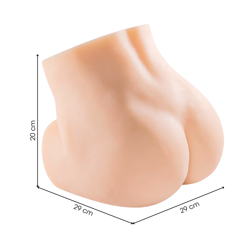 Masturbatore Realistico in Silicone Sensazione Reale Bambola Doppia Penetrazione