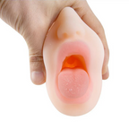 Masturbatore Realistico per Uomo con Bocca e Lingua Morbida Effetto Sesso Orale