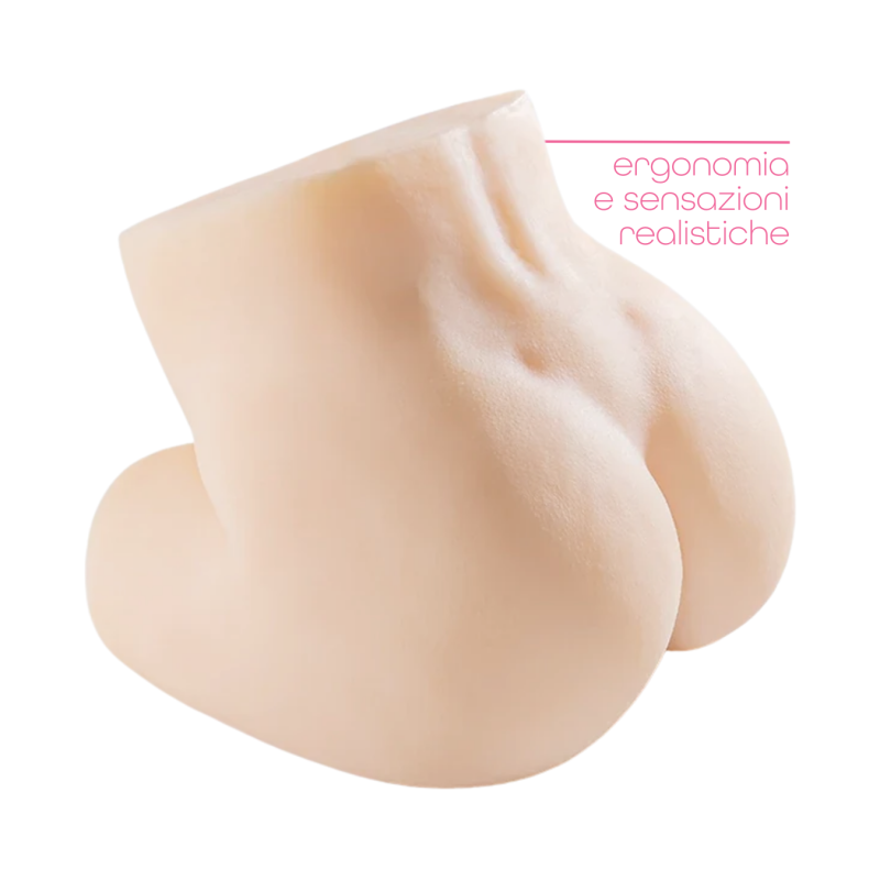 Masturbatore Realistico Torso con Vagina e Ano Anatomia Ultra-Realistica Morbido