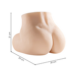 Masturbatore Realistico Torso Femminile in Silicone Ultra Realistica Vagina Ano