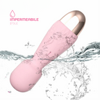 Mini Wand Massager in Silicone Morbido Massaggiatore Vibratore Clitorideo USB