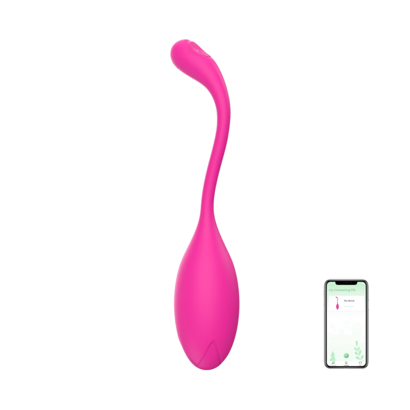 Ovetto Vibrante con App Vibratore Punto G e Clitoride in Silicone 9 Modalità USB