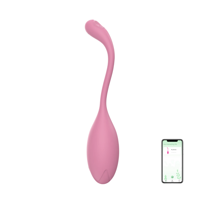 Ovetto Vibrante con App Vibratore Punto G e Clitoride in Silicone 9 Modalità USB