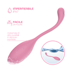 Ovetto Vibrante con App Vibratore Punto G e Clitoride in Silicone 9 Modalità USB