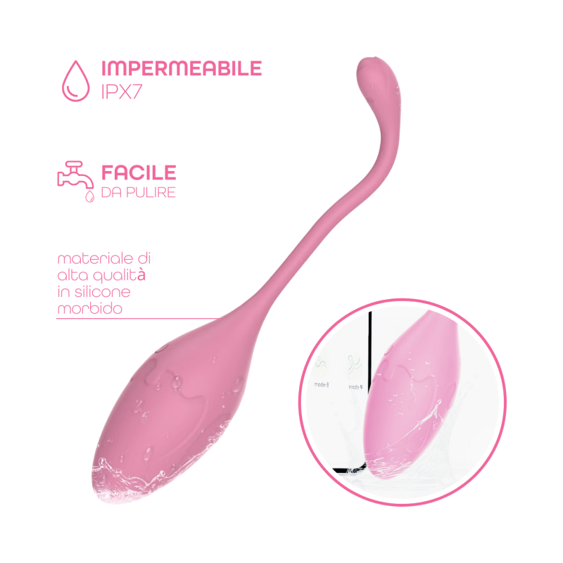 Ovetto Vibrante con App Vibratore Vaginale Indossabile Sex Toy per Coppia USB