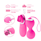 Ovetto Vibrante con Telecomando Palline Vaginali Vibranti Stimolatore Clitorideo