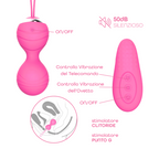 Ovetto Vibrante con Telecomando Palline Vaginali Vibranti Stimolatore Clitorideo