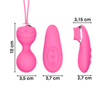 Ovetto Vibrante con Telecomando Palline Vaginali Vibranti Stimolatore Clitorideo