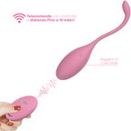 Ovetto Vibrante con Telecomando Vibratore Clitoride a 10 Modalità in Silicone