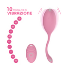Ovetto Vibrante con Telecomando Vibratore Clitoride a 10 Modalità in Silicone