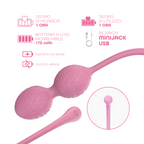 Ovetto Vibrante Stimolatore Palline Vaginali Vibranti Controllo App in Silicone