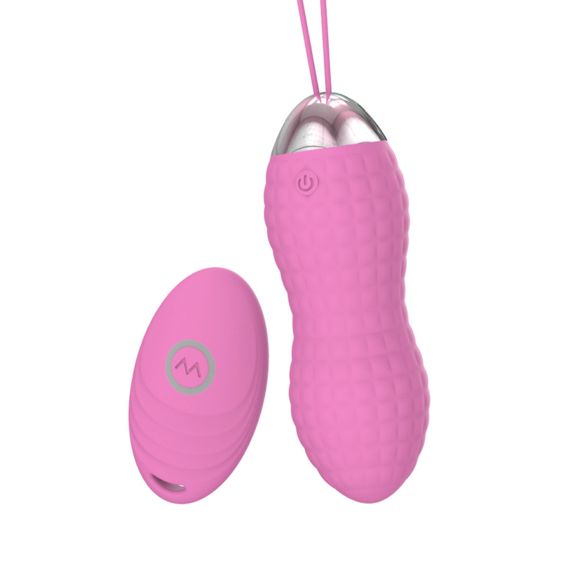 Ovetto Vibrante Telecomandato con 10 Modalità di Vibrazione in Silicone Sex Toy