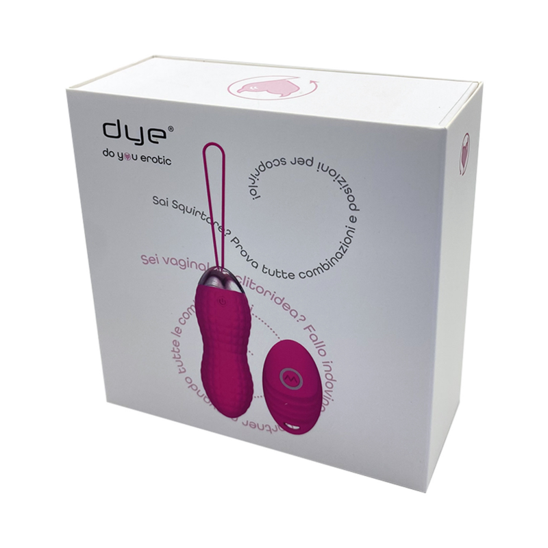 Ovetto Vibrante Telecomandato con 10 Modalità di Vibrazione in Silicone Sex Toy