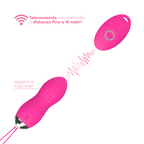 Ovetto Vibrante Telecomandato con 10 Modalità di Vibrazione in Silicone Sex Toy