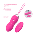 Ovetto Vibrante Telecomandato con 10 Modalità di Vibrazione in Silicone Sex Toy