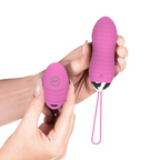 Ovetto Vibrante Telecomandato con 10 Modalità di Vibrazione in Silicone Sex Toy