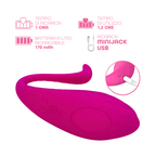 Ovetto Vibrante Vibratore Curvo Telecomandato 10 Modalità di Vibrazione Sex Toy