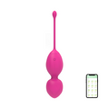 Palline Vaginali Vibranti Kegel Controllo con App Ovetto Vibrante in Silicone USB
