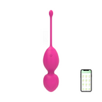 Palline Vaginali Vibranti Kegel Controllo con App Ovetto Vibrante in Silicone USB