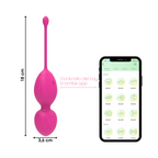 Palline Vaginali Vibranti Kegel Controllo con App Ovetto Vibrante in Silicone USB