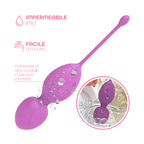 Palline Vaginali Vibranti Kegel Controllo con App Ovetto Vibrante in Silicone USB