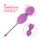 Palline Vaginali Vibranti Kegel Controllo con App Ovetto Vibrante in Silicone USB