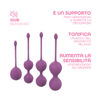 Palline Vaginali Vibranti Set in Silicone Medicale con Telecomando Kegel Pelvico