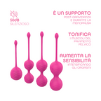 Palline Vaginali Vibranti Set in Silicone Medicale con Telecomando Kegel Pelvico