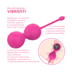 Palline Vaginali Vibranti Set in Silicone Medicale con Telecomando Kegel Pelvico