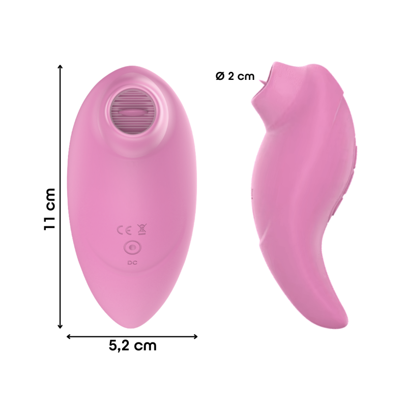Stimolatore Clitoride 2in1 Vibra e Lecca Vibratore Multifunzione Licking Silicone