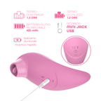 Stimolatore Clitoride 2in1 Vibra e Lecca Vibratore Multifunzione Licking Silicone