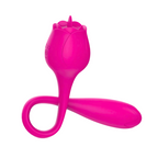 Stimolatore Clitorideo Licking Vibratore Punto G a forma di Rosa Lecca e Vibra